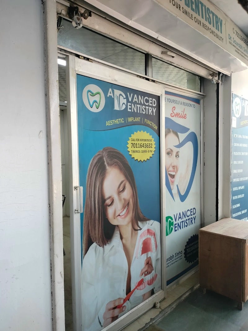 Advanced Dentistry clinic entrance Gomti Nagar Lucknow